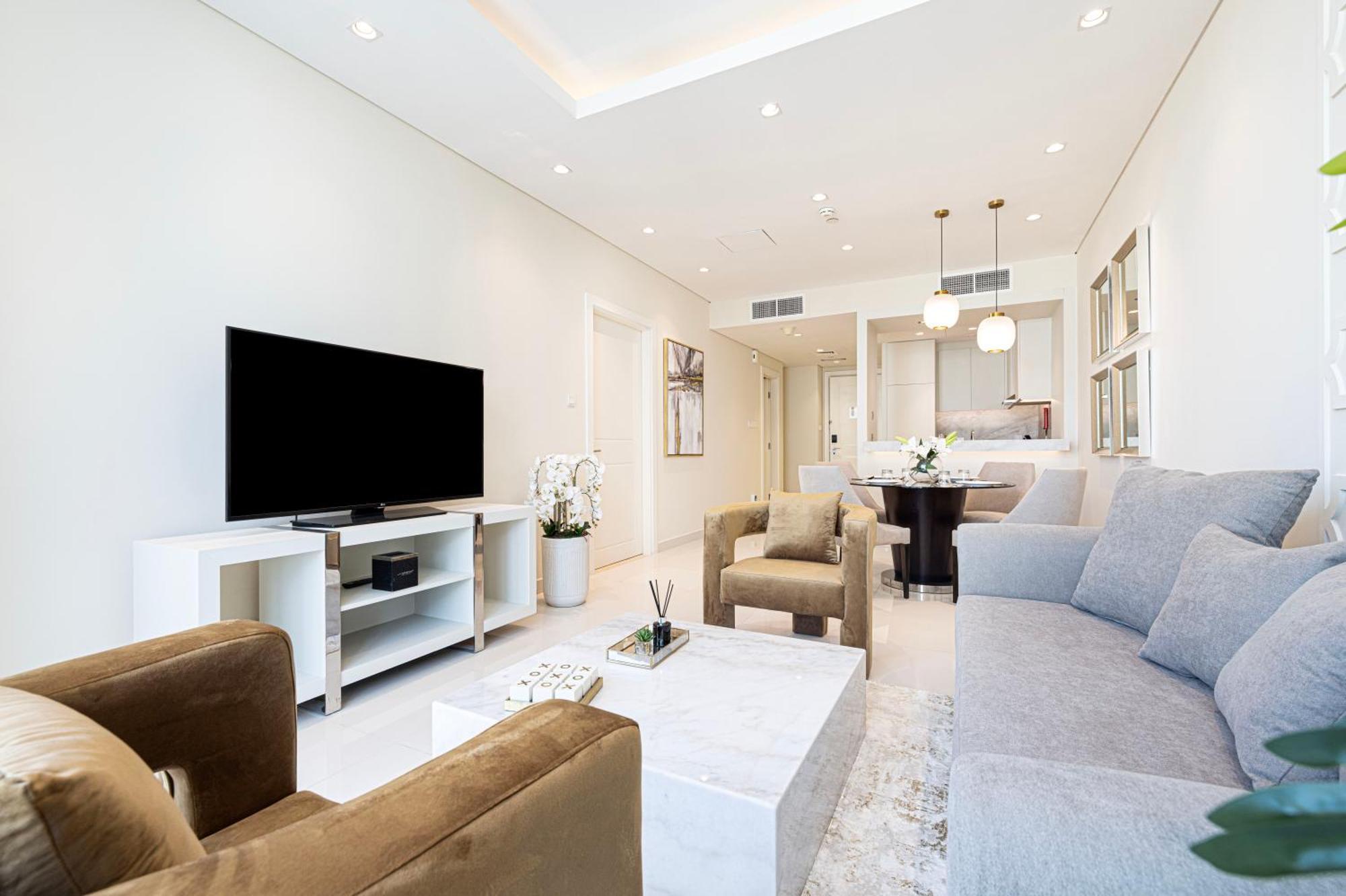 Magnificent - Damac Distinction Downtown Apartment Dubai Bagian luar foto